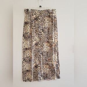 No Boundries Leopard Maxi with Slits on each side Juniors Size L 11/13